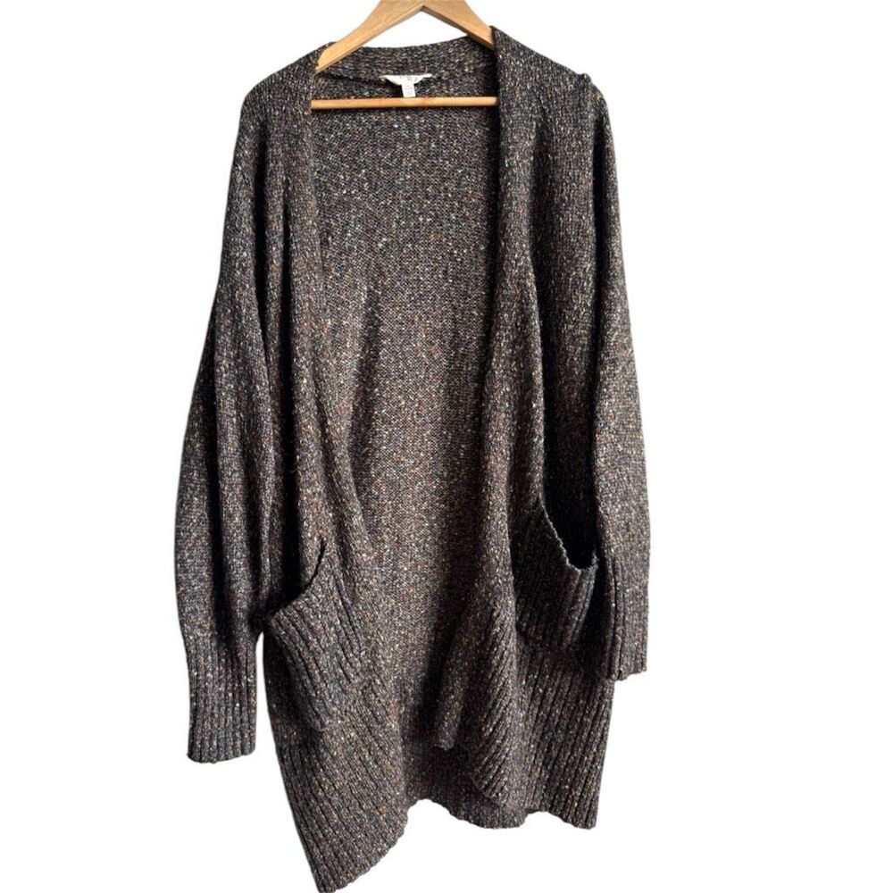 Terra & Sky 1X Chunky Knit Cardigan Cozy Fall Layering Capsule Essential Plus Sz